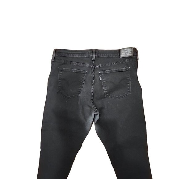 Levi's 311 Skinny Jeans Shaping Black Mid-rise Stretch Denim  32 - Picture 4 of 10